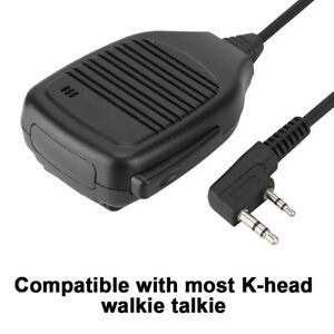 Handheld Microphone Stable Durable Ergonomical Two Way Radio Handheld Microphone