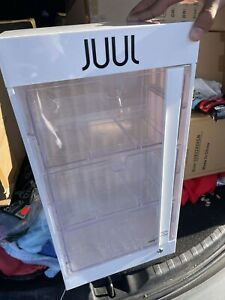JUULS White Store Display Case Home House Countertop Cabinet Man Cave Metal