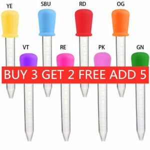 Liquid Droppers 5 MLPlastic Liquid Dropper Transfer Pipettes For Water Milk FC