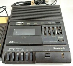 Panasonic RR-830 VSC Standard Cassette Tape Transcriber With Foot Pedal