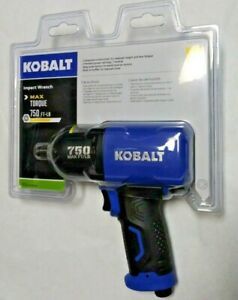 NEW KOBALT 1/2&#034; MAX TORQUE IMPACT WRENCH MODEL # SGY-AIR228 NIP