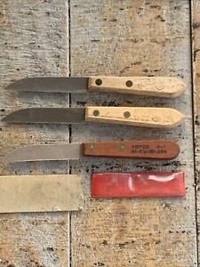 3 Ampco NI-CU K-1 brass knives non sparking non magnetic corrosive resistant