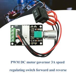 6V 12V 24V 3A 80W DC Motor Speed Controller PWM Speed Adjustable Switch 1203BB
