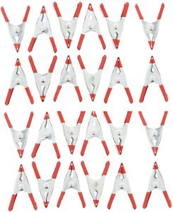 24 Zinc Plated PVC Coated Spring Clamps PVC Coated Metal Spring Clamps Soft non-