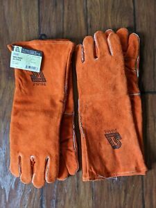 2 Pairs Steiner Stick Welding Gloves, Cowhide Palm, 21918-Large