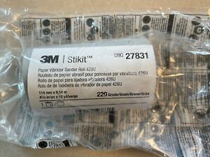 3M Stikit Vibrator Sander Roll 426U, 4-1/2 in x 10 yd 220 A-weight 051141278315