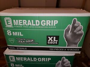 8 mil Heavy Duty All-purpose Latex Gloves, Beige, XL, 10 100-packs