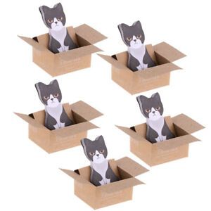 Kawaii Cartoon Box 3D Cat Sticky Notes / Note Pad / Scratchpads / Memo Pad