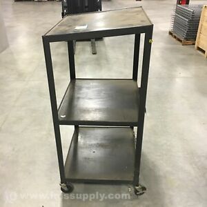 Bretford Black Shop Cart, with Power Receptacles  4019