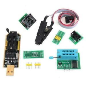 HIGH QUALITY usb programmer CH341A + SOIC8 clip + 1.8V + adapter J8M8 SOIC8 C6O1