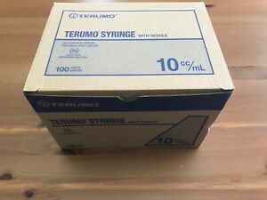 Terumo 10mL Syringe with 20 gauge 1.5 inch Ultra Thin Wall Needle (100 Units)  
