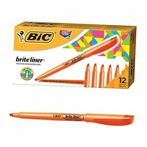 Brite Liner Highlighter, Chisel Tip 12 Count