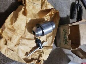 Jacobs 14445 Model 34-33 Plain Bearing Heavy Duty 1/2&#034; Chuck Cap &amp; Key.