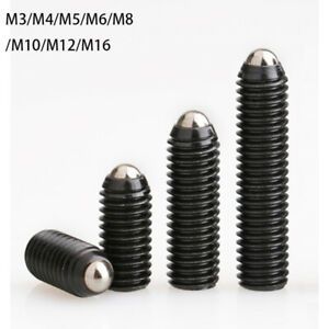 Spring Ball Plunger Set Screw Black High Tensile 12.9 M3-M16 Hex Socket Bolt