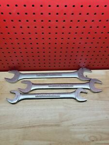 Craftsman 1-1/4&#034; - 1-5/8&#034; x3 Large Double Open End Wrenches 44587 44588 44589