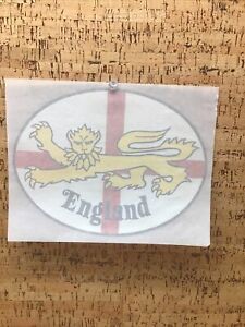 Vintage England Richard The Lionheart English Flag Iron-On Transfer T-5