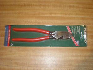 Diamond 9&#034; Linemans Pliers ISL59NEH High Leverage Coopertools USA