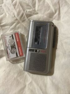 Sony M-570V Handheld Cassette Voice Recorder Clear Voice Plus VOR Microcasset