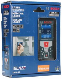 Bosch GLM 42 BLAZE 135 ft. Laser Measure with Full-Color Display