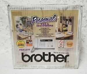Brother Personal Fax and Telephone FAX-275 Therma Fax - New Factory Sealed