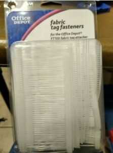 1000 Office Depot fabric tag fasteners 2&#034; like Monarch tagger tail 925054 ft100