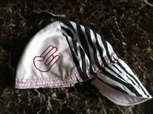 SHOCKER Zebra White Red Welding Hat Welder Hats Cap Protective American Hotties