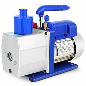 7 CFM Rotary Vane Vacuum Pump (7CFM,1/2HP,5 Pa,110V/60Hz,250ml Oil Capacity)