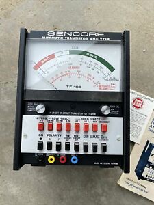 Sencore TF166 Automatic Transistor Analyzer w/ manual