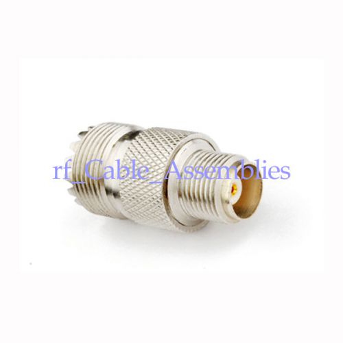 TNC FEMALE TO UHF FEMALE SO-239 JACK RF CONNECTOR ADAPTER