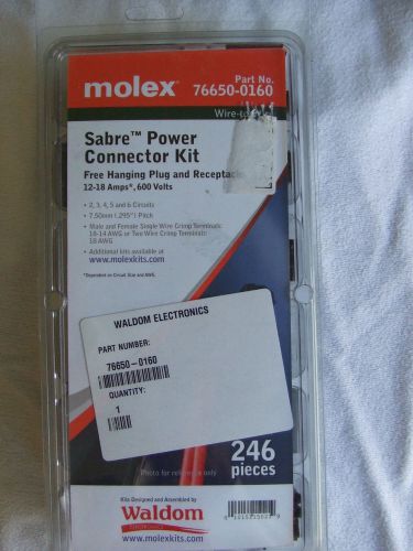 molex sabre power connector kit part #76650-0160 246PC