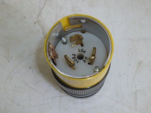 Pass &amp; seymour legrand turnlok male plug c56365 125/250v 50a 3ph 4 wire new for sale