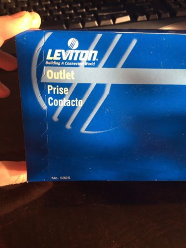 LEVITON 045 5325-W DECORA OUTLETS WHITE Box Of 10 15A-125V