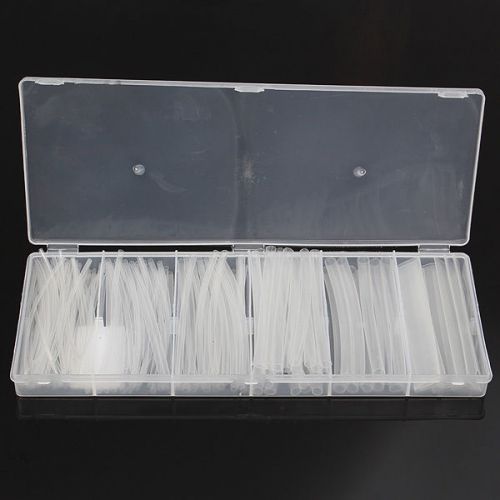 150pcs clear 100mm 6size ?1.5?2.5?3.0?5.0?6.0?10.0mm heat shrink tubing kit box for sale