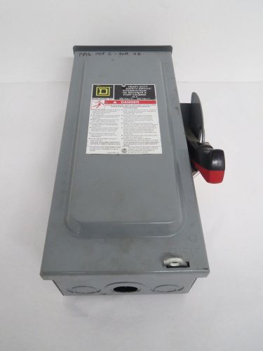 Square d ch361rb 30a amp 600v-ac 3p fusible disconnect switch b442351 for sale