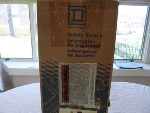 NEW SQUARE D SAFETY SWITCH
