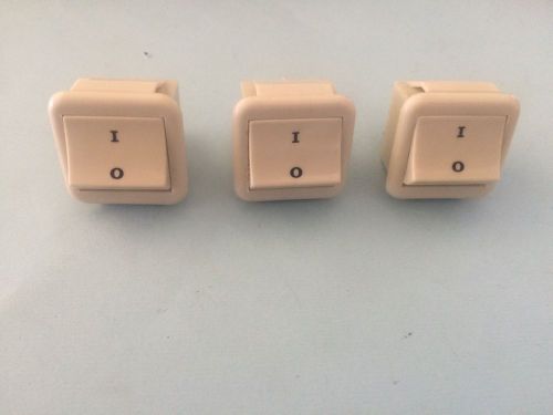 Lot of 3: HMR 4-pin Rocker ON/OFF UL CSA Approved Switch 8A @ 250V 4P DPST PC AT