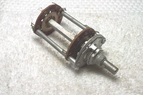 Two Pole /Six Position  Non-Shorting rotary switch