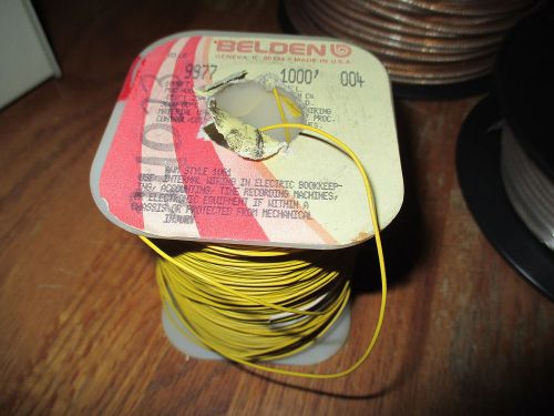 Belden PVC Hook-Up Wire 9977 004 1000 ft. 28 AWG Solid Tin CU New