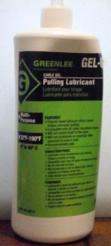 Greenlee gel-q pulling lubricant,gel,1 qt for sale