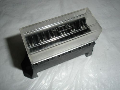 Mta vintage nos bakelite fuse box holder panel automotive two-way radio for sale