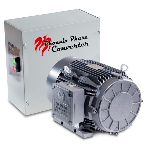 Rotary phase converter - 20 hp - cnc grade, industrial grade pc20pl for sale