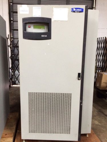 Liebert npower 65kva ups unit 480/208 with mb cabinet, pdu, and battery cab for sale