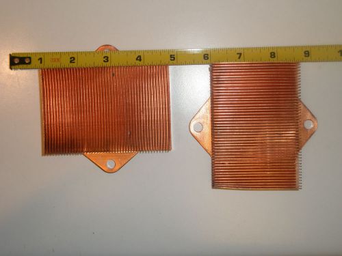 lot of 2 copper Heatsink scrap HeatSink LED,craft, hobby