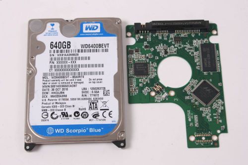 Wd wd6400bevt-80a0rt0 640gb 2,5 sata hard drive / pcb (circuit board) only for d for sale