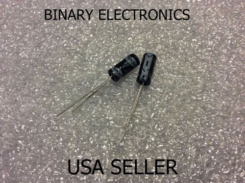 25pcs 1uF 50V Electrolytic Radial Capacitors 14-036 USA Seller