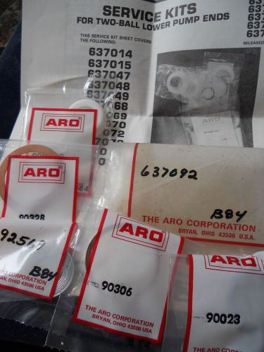 NEW ARO,INGERSOLL RAND,STAINLESS STEEL PUMP 1:1 SERVICE KIT, #637027 I91