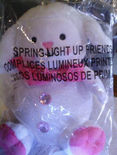 Lamb spring light up friends. Led light change blue, green, and red. Brand new