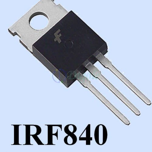 2 Pcs IRF840 Power MOSFET N-Channel 8A 500V TO-220
