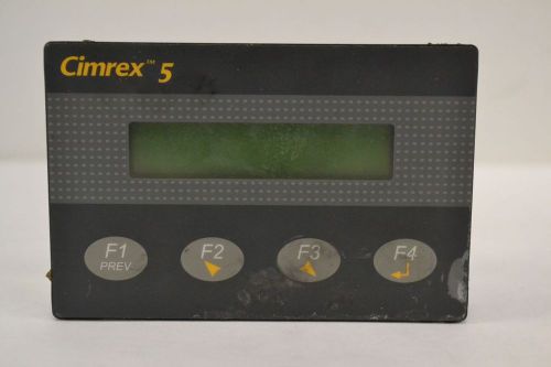 Beijer electronics ab 03400a cimrex5 plc operator interface panel 5v-dc b311477 for sale