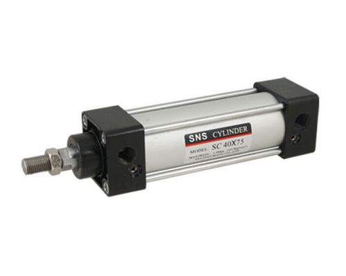 Sc series 40x75 40mm bore 75mm stroke double action air cylinder for sale
